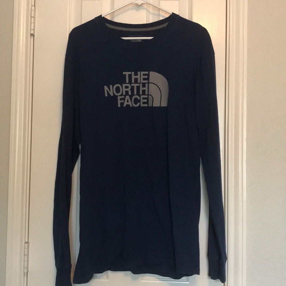 North Face Navy Blue long sleeve